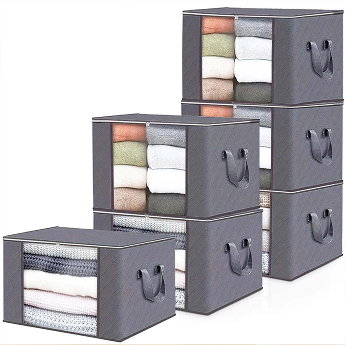 Linum Home Textiles - Large Capacity Clothes Storage Bag Foldable