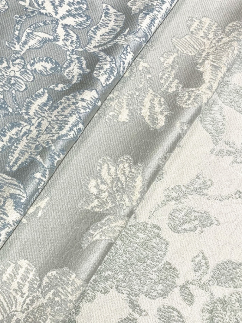 Home Textiles Luxury Curtains - New Luxury American Floral Chenille Embroidery