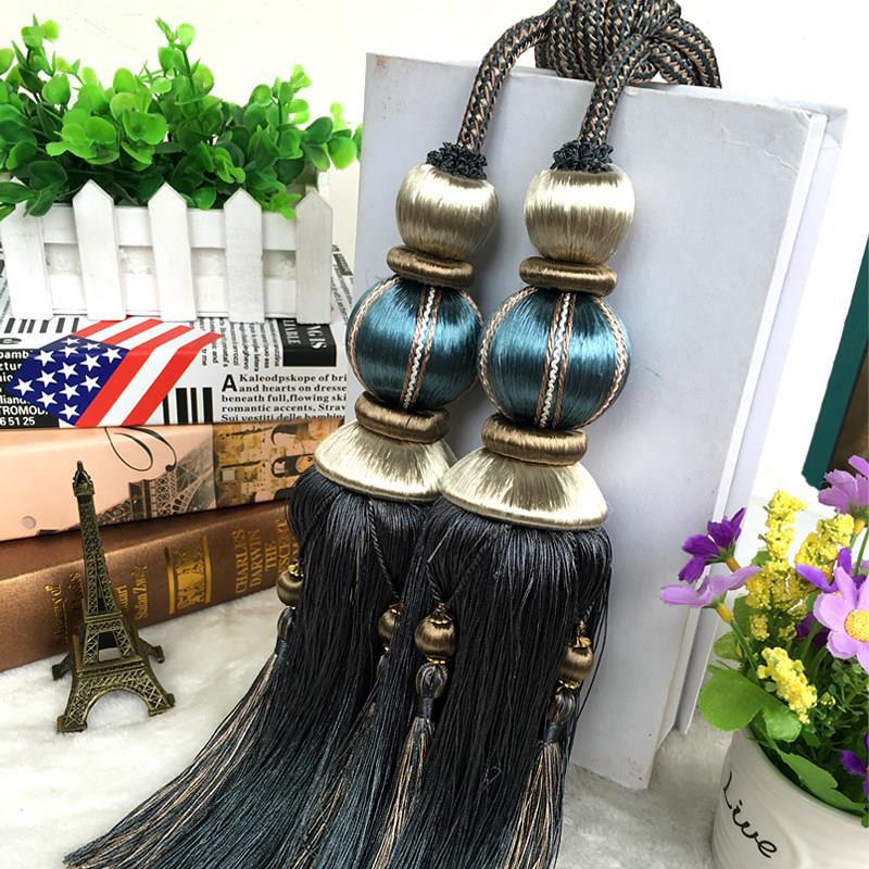 Home Textiles Luxury Curtains - Elegant European Style Curtain Ties with
