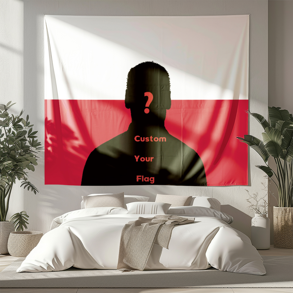 Home Textiles & Decorations - 1Pc Custom Photo Polyster Flag Backdrop,Home