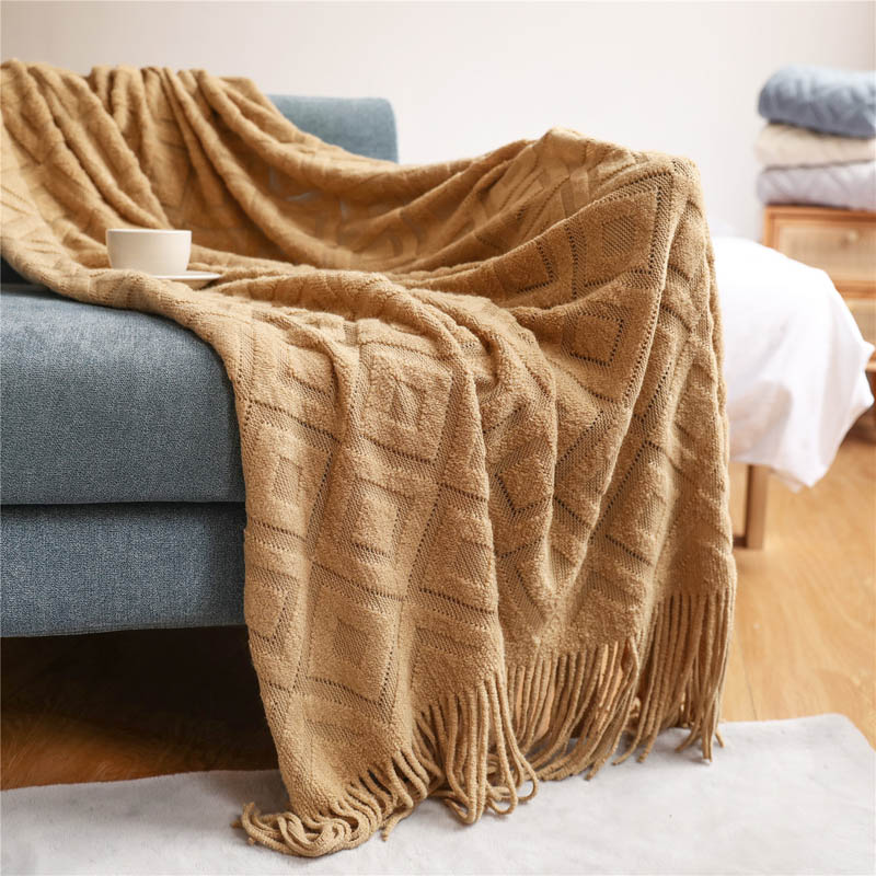 Blanket for Beds Nordic Knitte - Throw Blanket Chunky Knit review and price