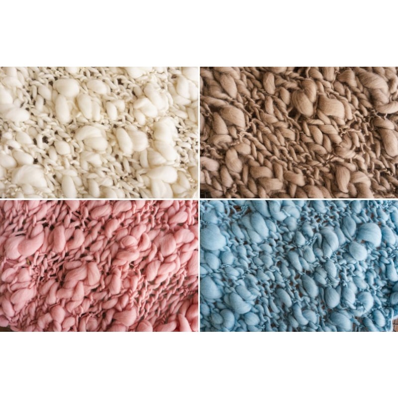 Chunky Knit Merino Baby Blanke - Throw Blanket Chunky Knit review and price