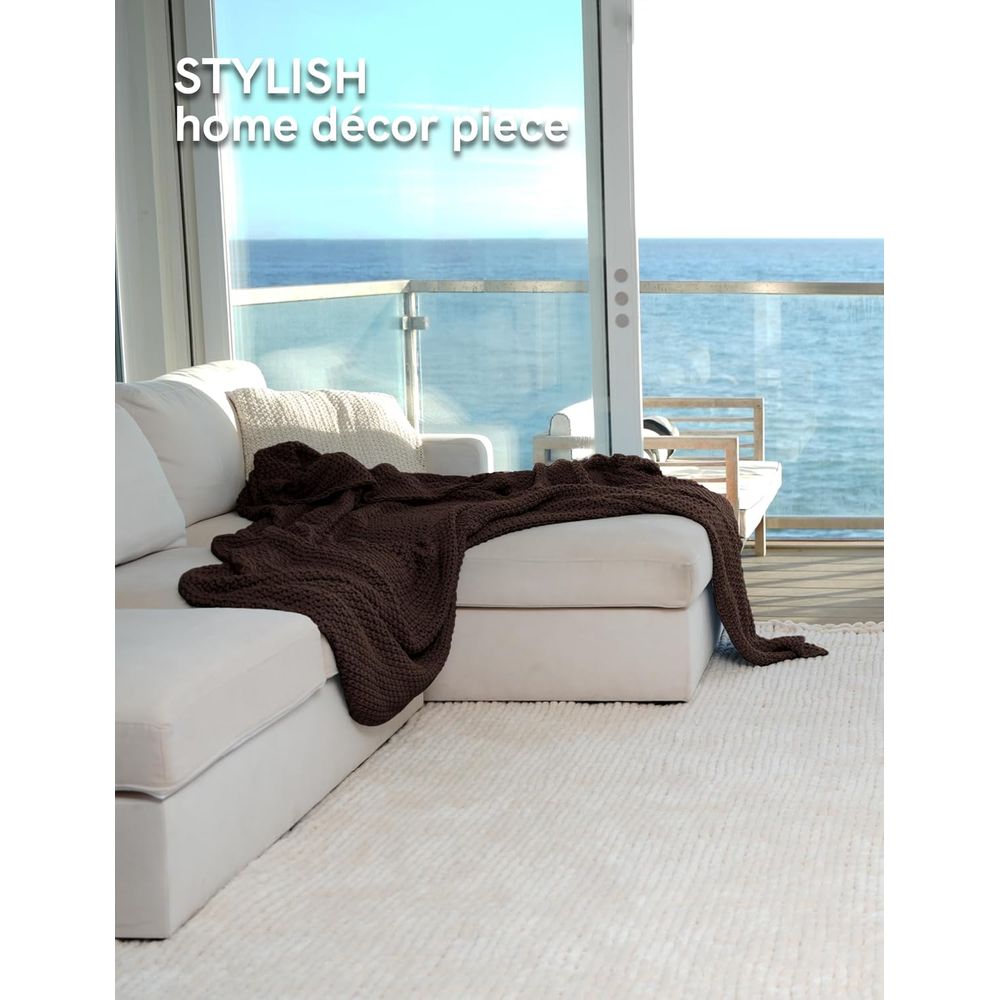 Chunky Cotton Knit Throw Blank - Throw Blanket Chunky Knit review and price