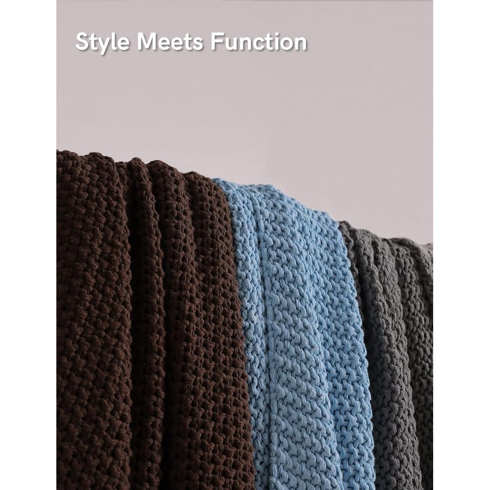 Chunky Cotton Knit Throw Blank - Throw Blanket Chunky Knit review and price