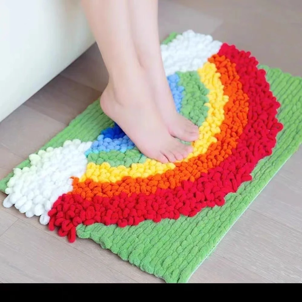 100g/Ball Finger Loop Yarn Thr - Throw Blanket Chunky Knit review and price