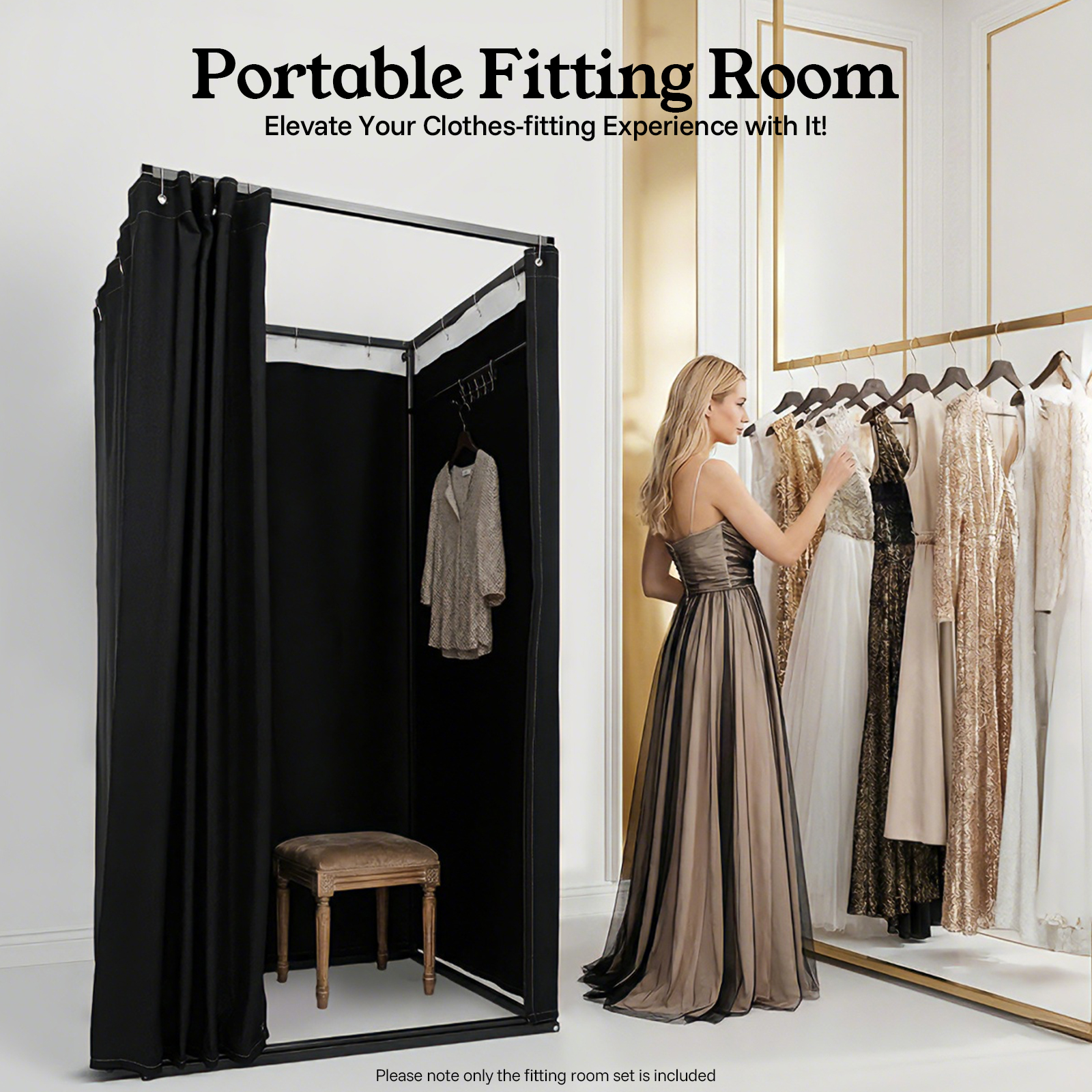 Portable Clothing Store Fittin - Linum Home Textiles review and price