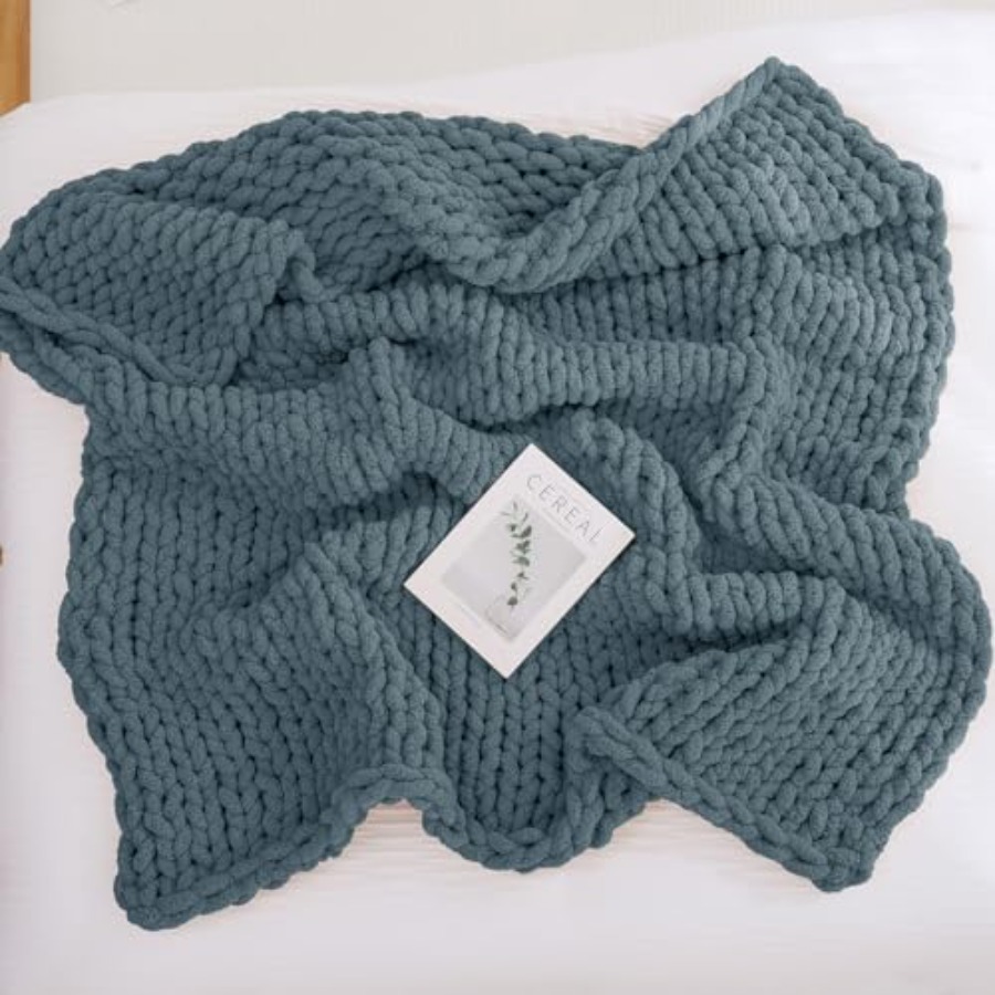 Chunky Knit Throw Blanket for  - Throw Blanket Chunky Knit review and price