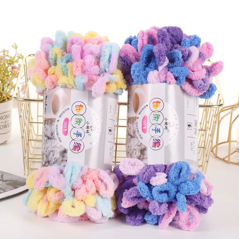 5pcs100g/Roll Puffy Finger Loo - Throw Blanket Chunky Knit review and price