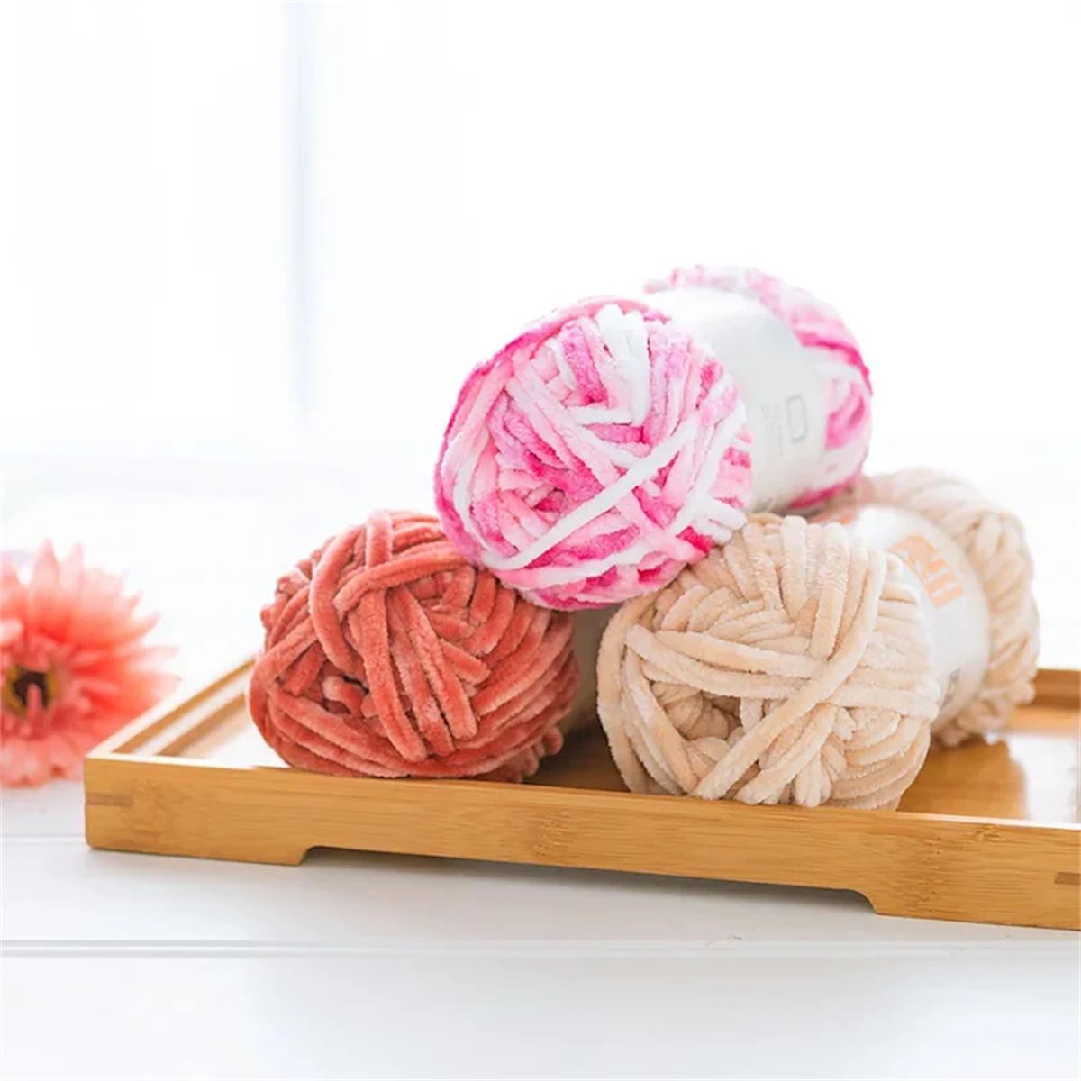 3pcs 100g Super Soft Velvet Ya - Throw Blanket Chunky Knit review and price