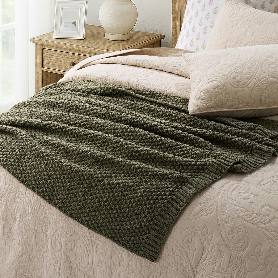 Chunky Chenille Knit Throw Bla - Throw Blanket Chunky Knit review and price