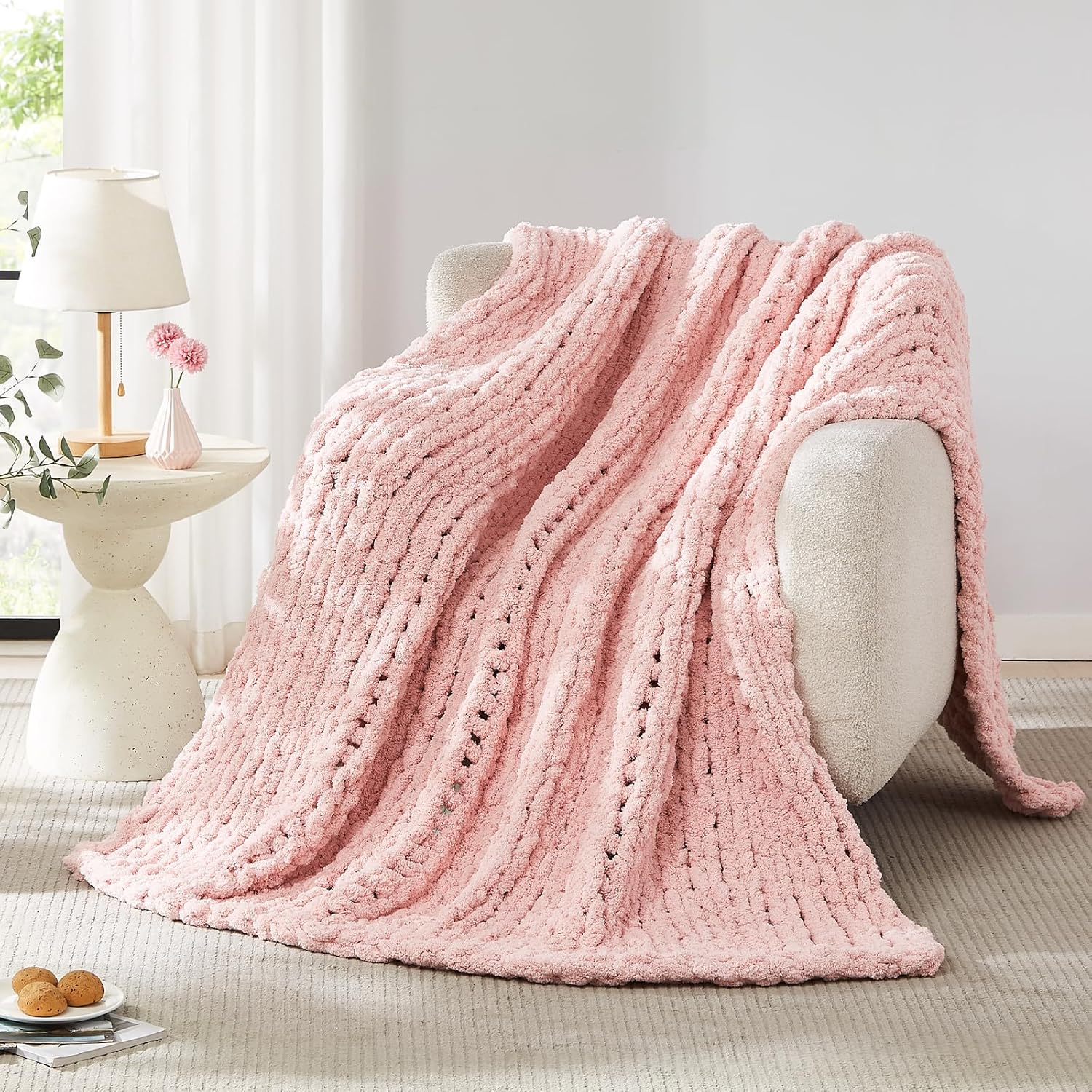 Chunky Knit Blanket Throw Chen - Throw Blanket Chunky Knit review and price