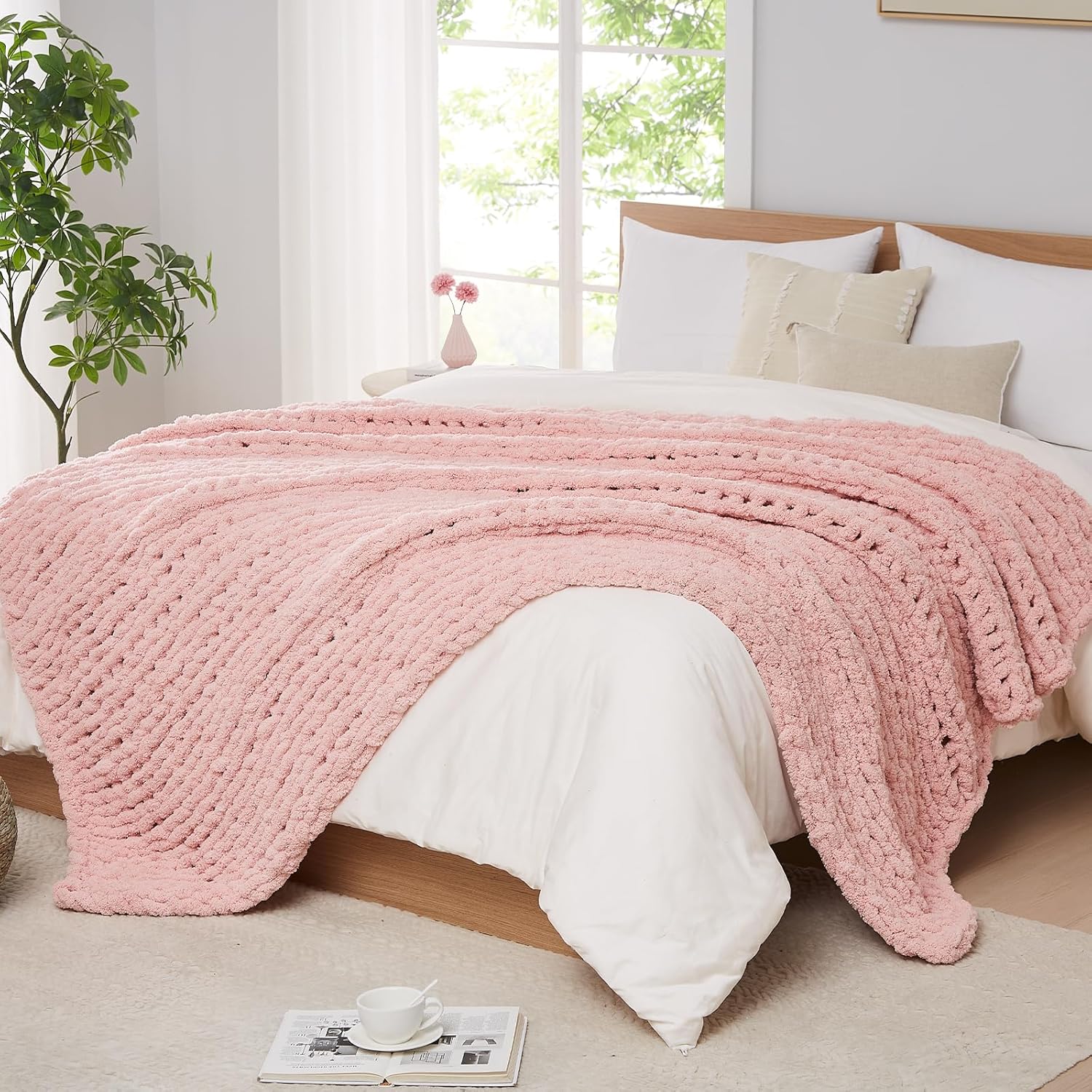 Chunky Knit Blanket Throw Chen - Throw Blanket Chunky Knit review and price