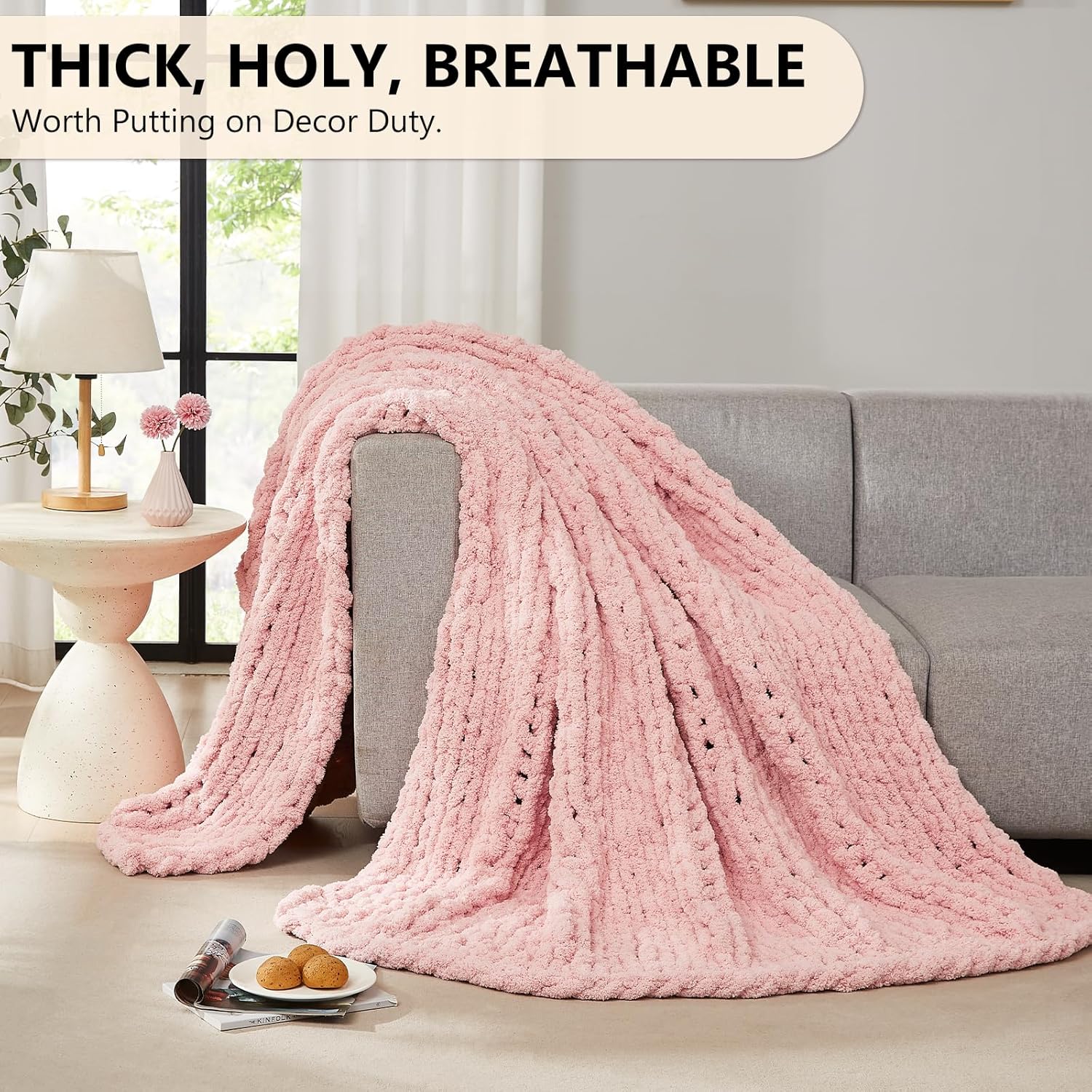 Chunky Knit Blanket Throw Chen - Throw Blanket Chunky Knit review and price
