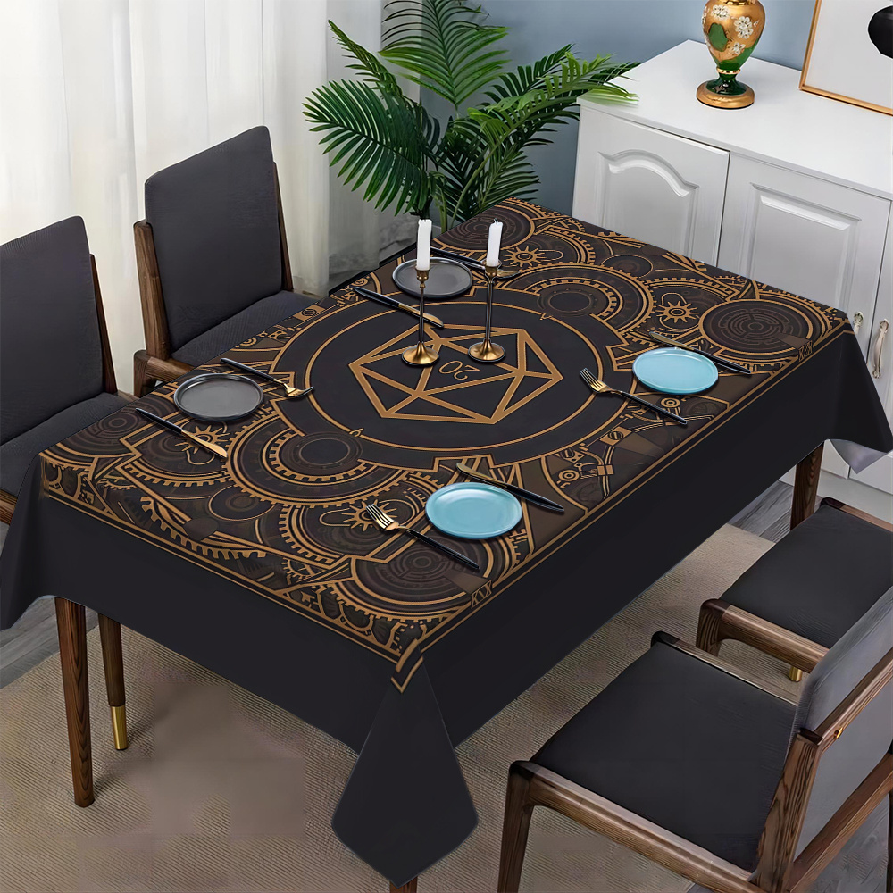 Steampunk Black Golden Gear Pa - Home Textiles & Decorations review and price