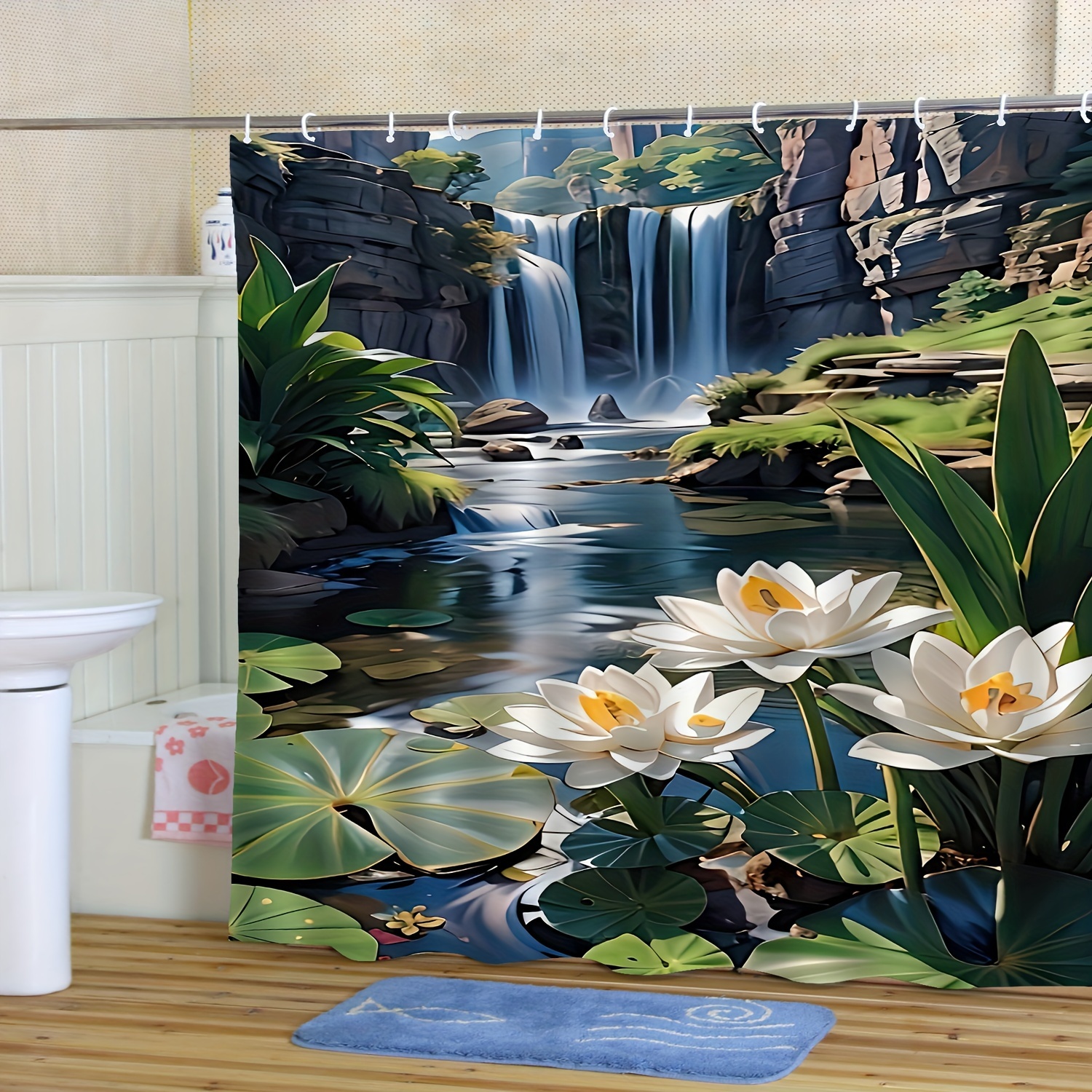 Waterproof Polyester Shower Cu - Home Textiles Luxury Curtains review and price