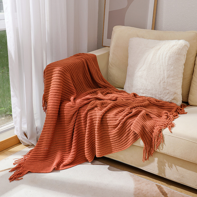 Boho Chunky Waffle Knit Throw  - Throw Blanket Chunky Knit review and price