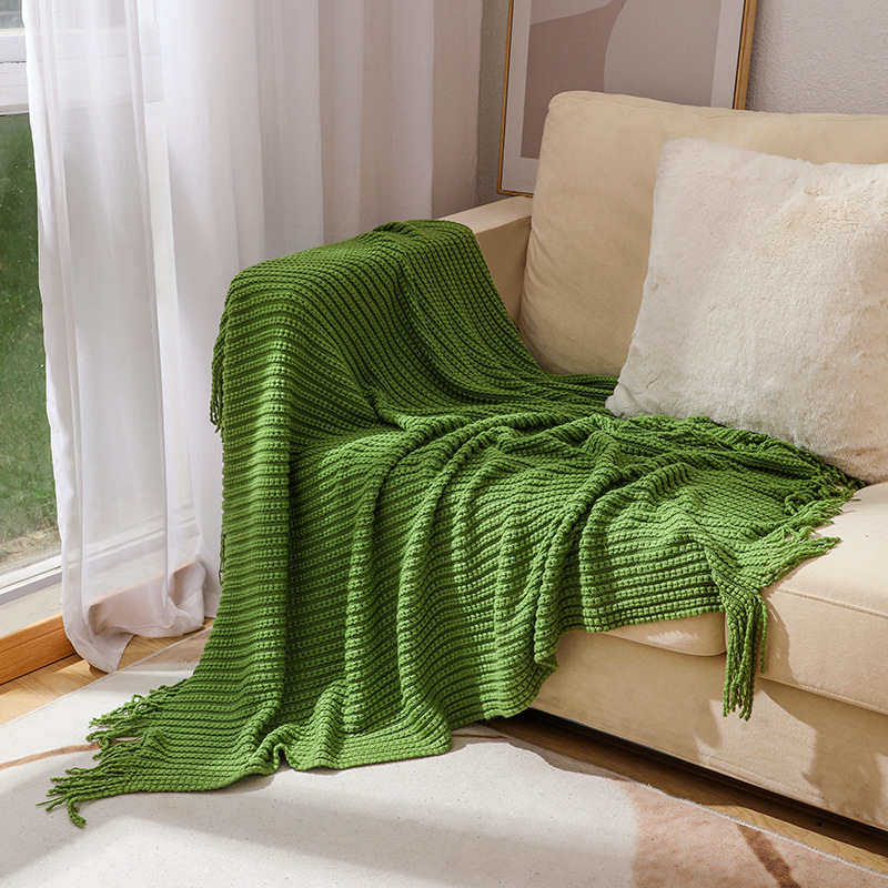 Boho Chunky Waffle Knit Throw  - Throw Blanket Chunky Knit review and price