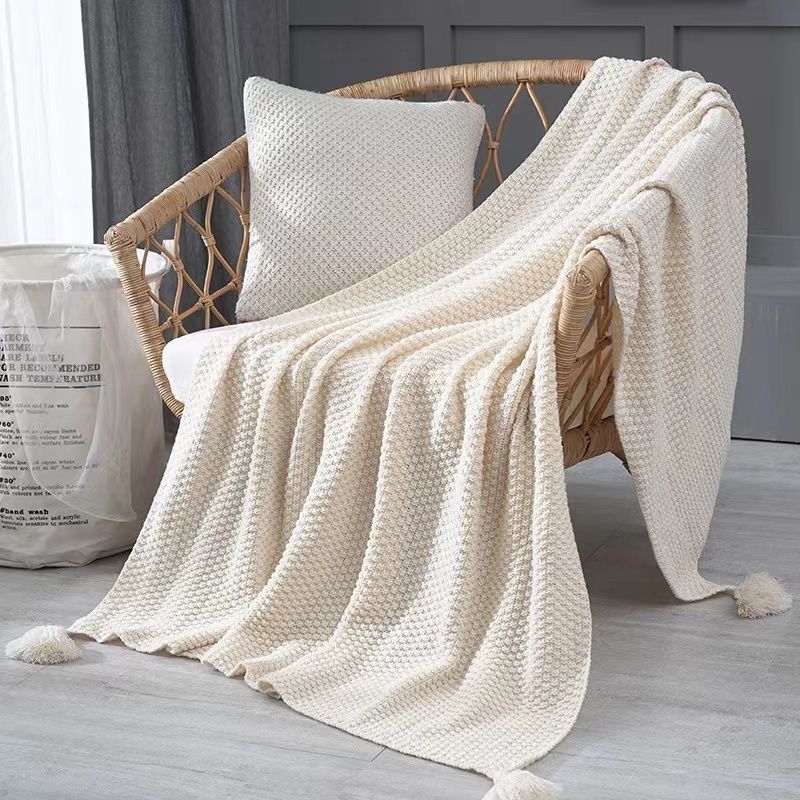 Nordic Blankets for Bed Sofa C - Throw Blanket Chunky Knit review and price