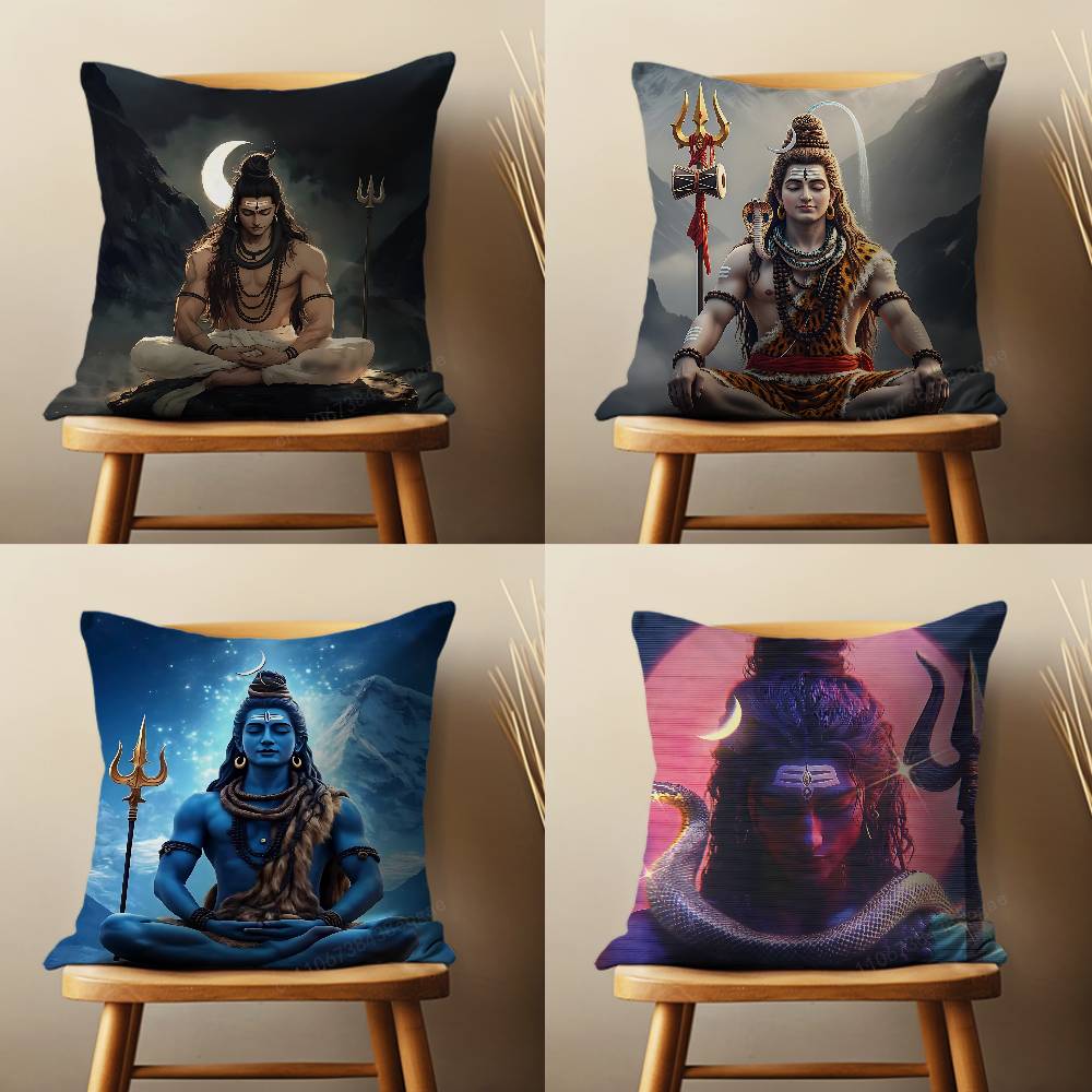 India Art Lord Shivasjpg Pillo - Home Textiles India review and price