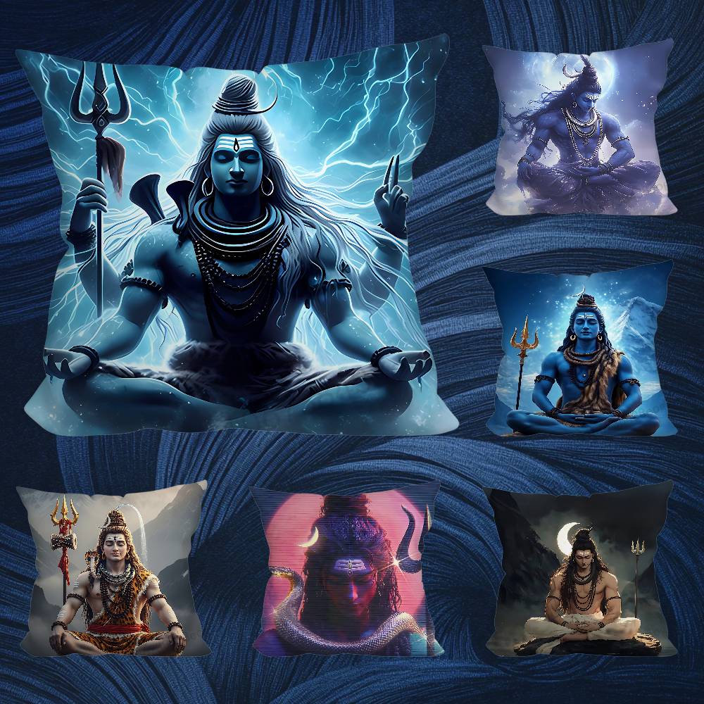 India Art Lord Shivasjpg Pillo - Home Textiles India review and price