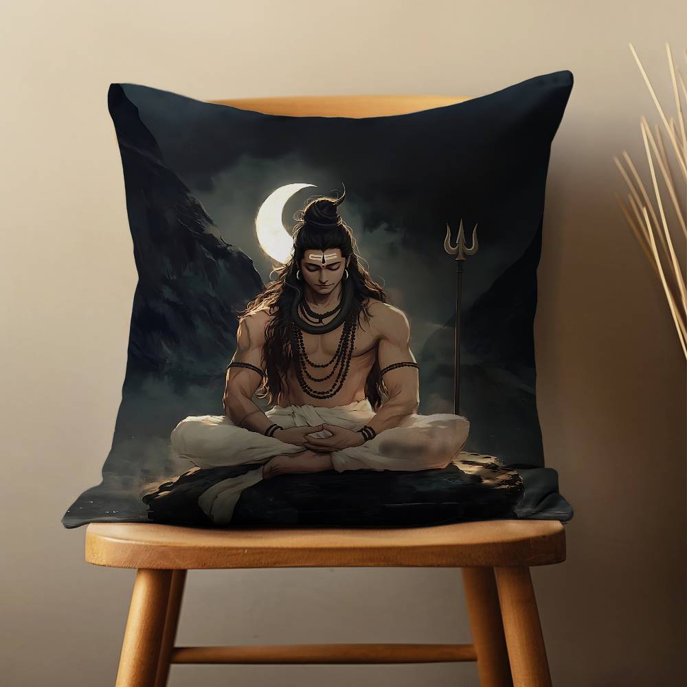 India Art Lord Shivasjpg Pillo - Home Textiles India review and price