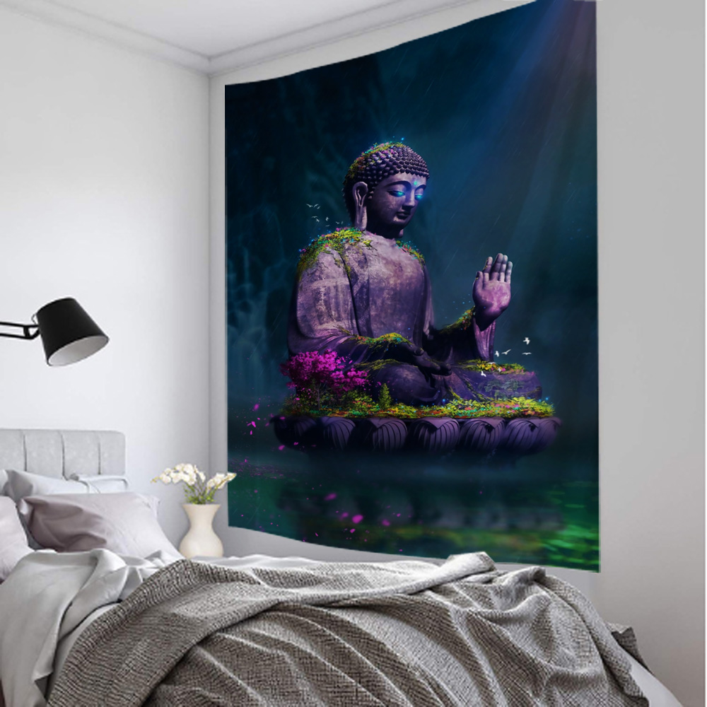 Indian Buddha statue tapestry  - Linum Home Textiles review and price