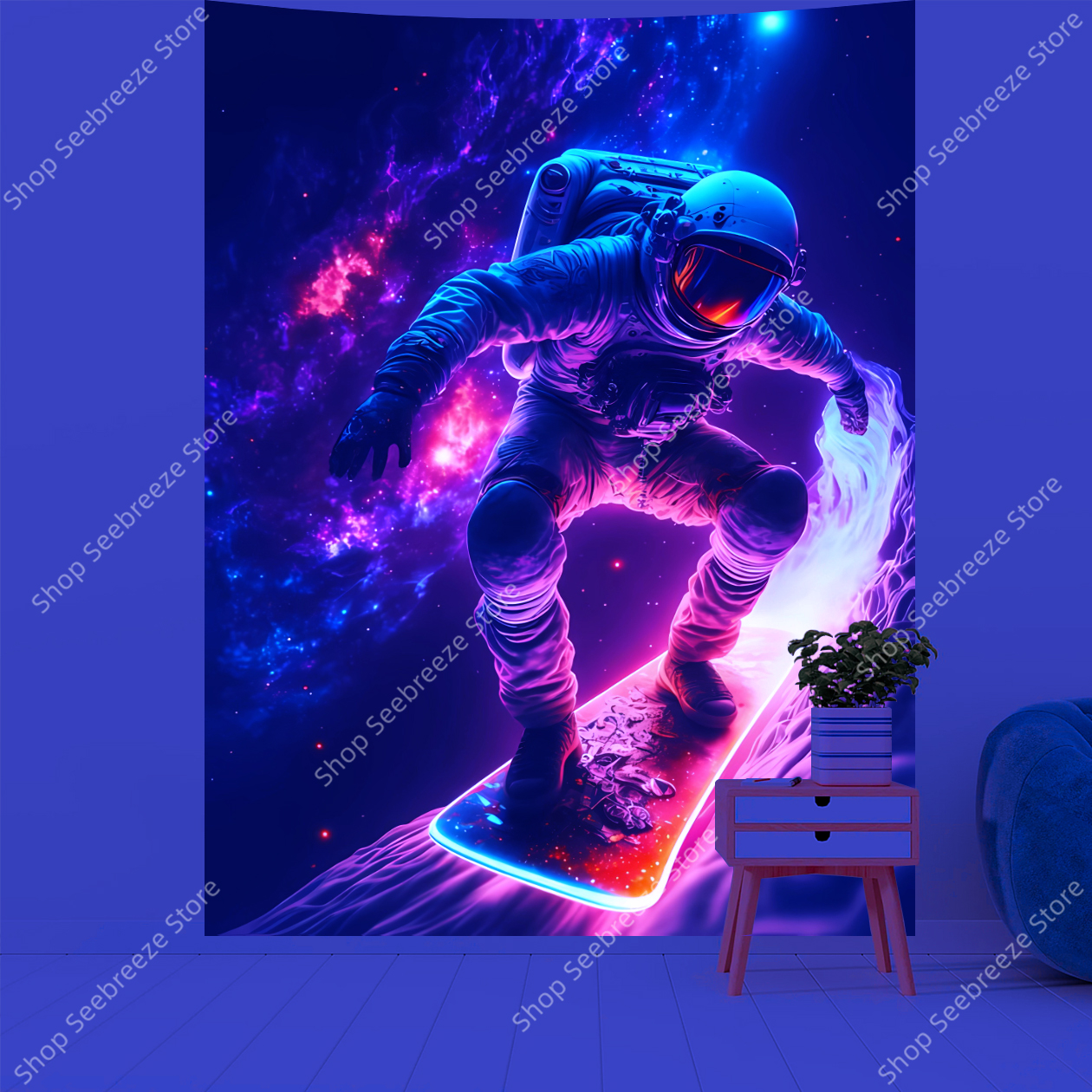 Astronaut Funny Tapestry Galax - Linum Home Textiles review and price