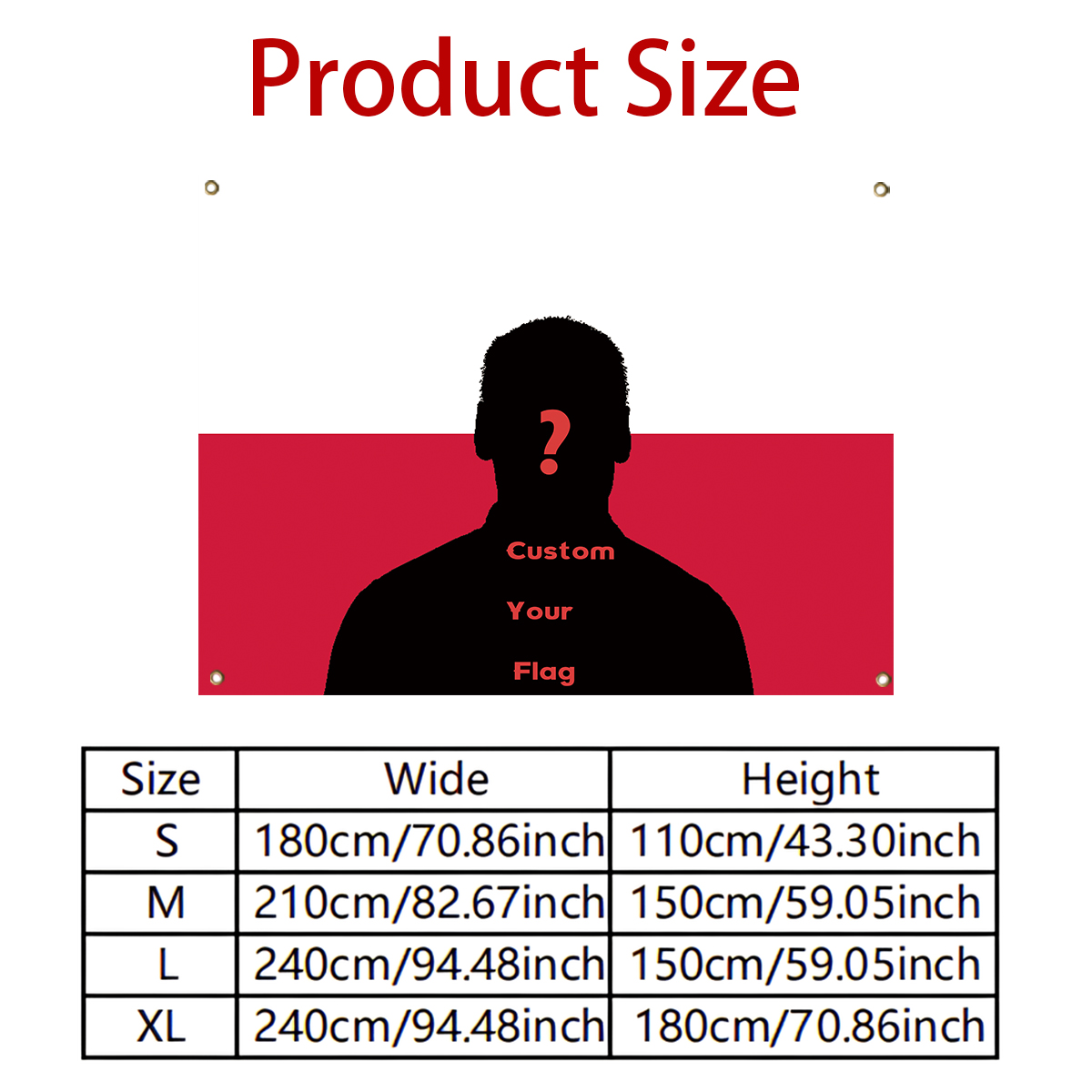1Pc Custom Photo Polyster Flag - Home Textiles & Decorations review and price