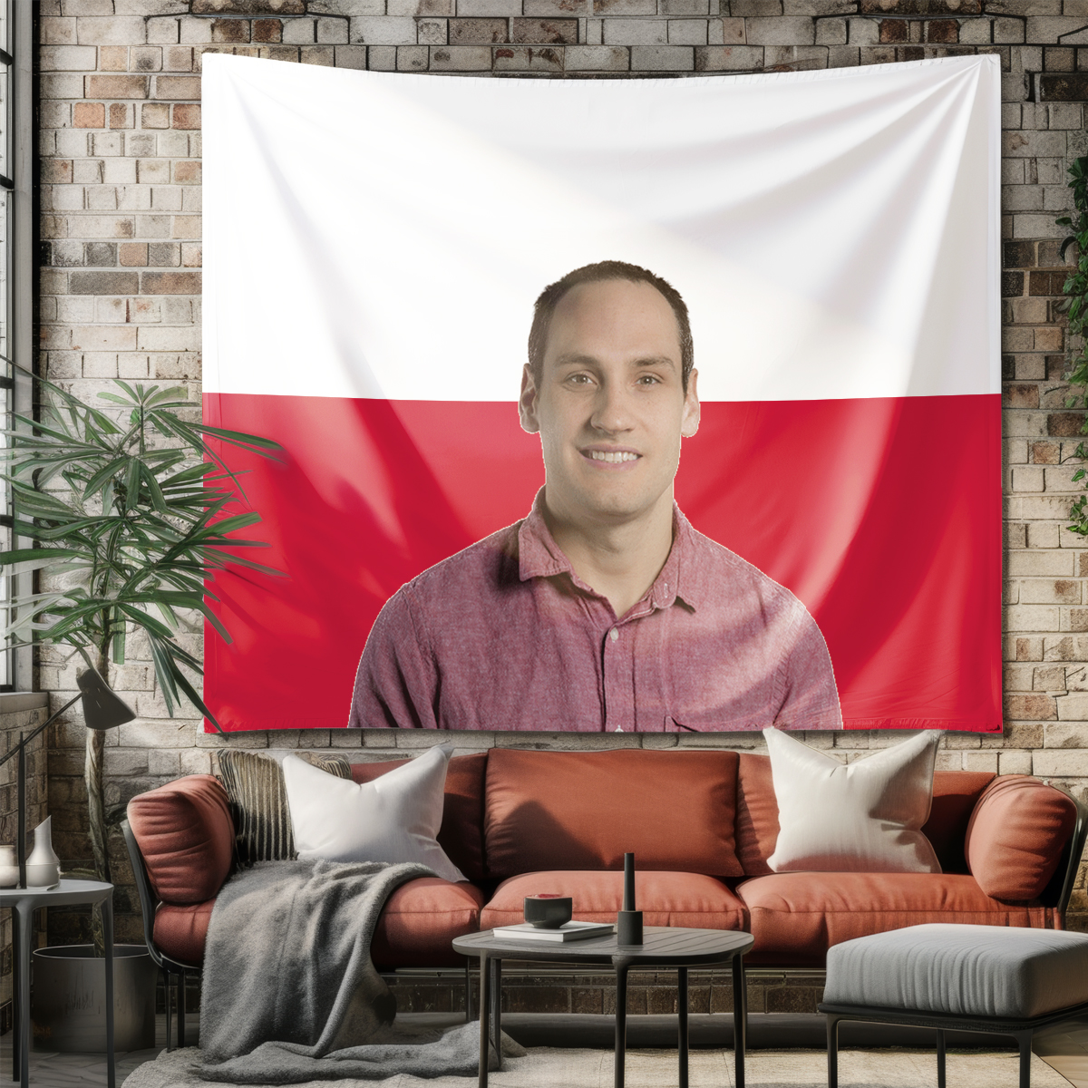1Pc Custom Photo Polyster Flag - Home Textiles & Decorations review and price