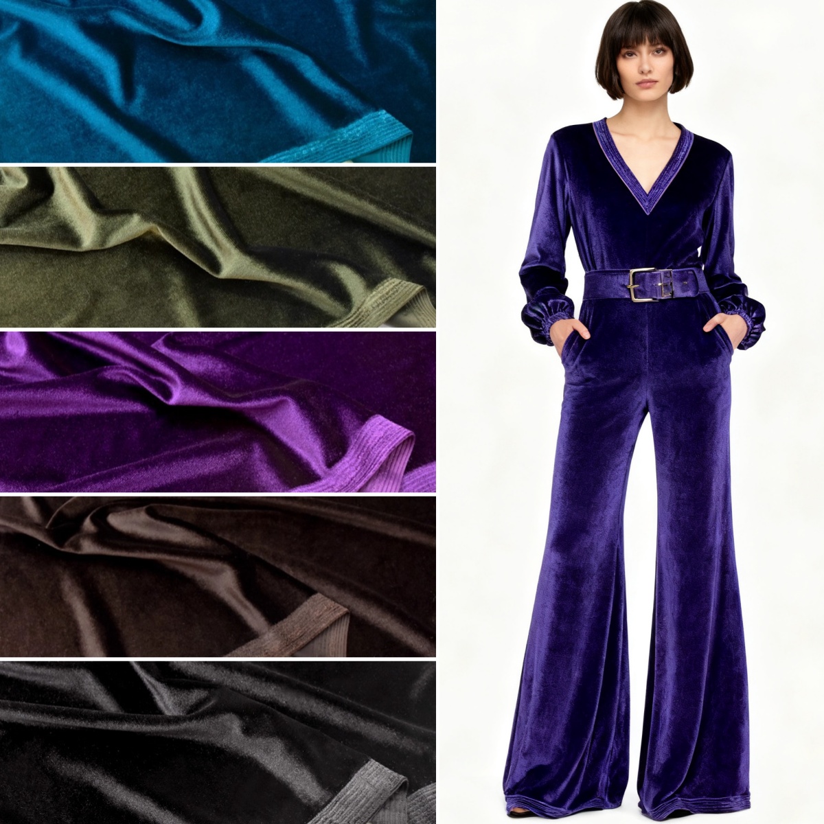 Velvet fabric elastic fabric s - Home Textiles Luxury Curtains review and price