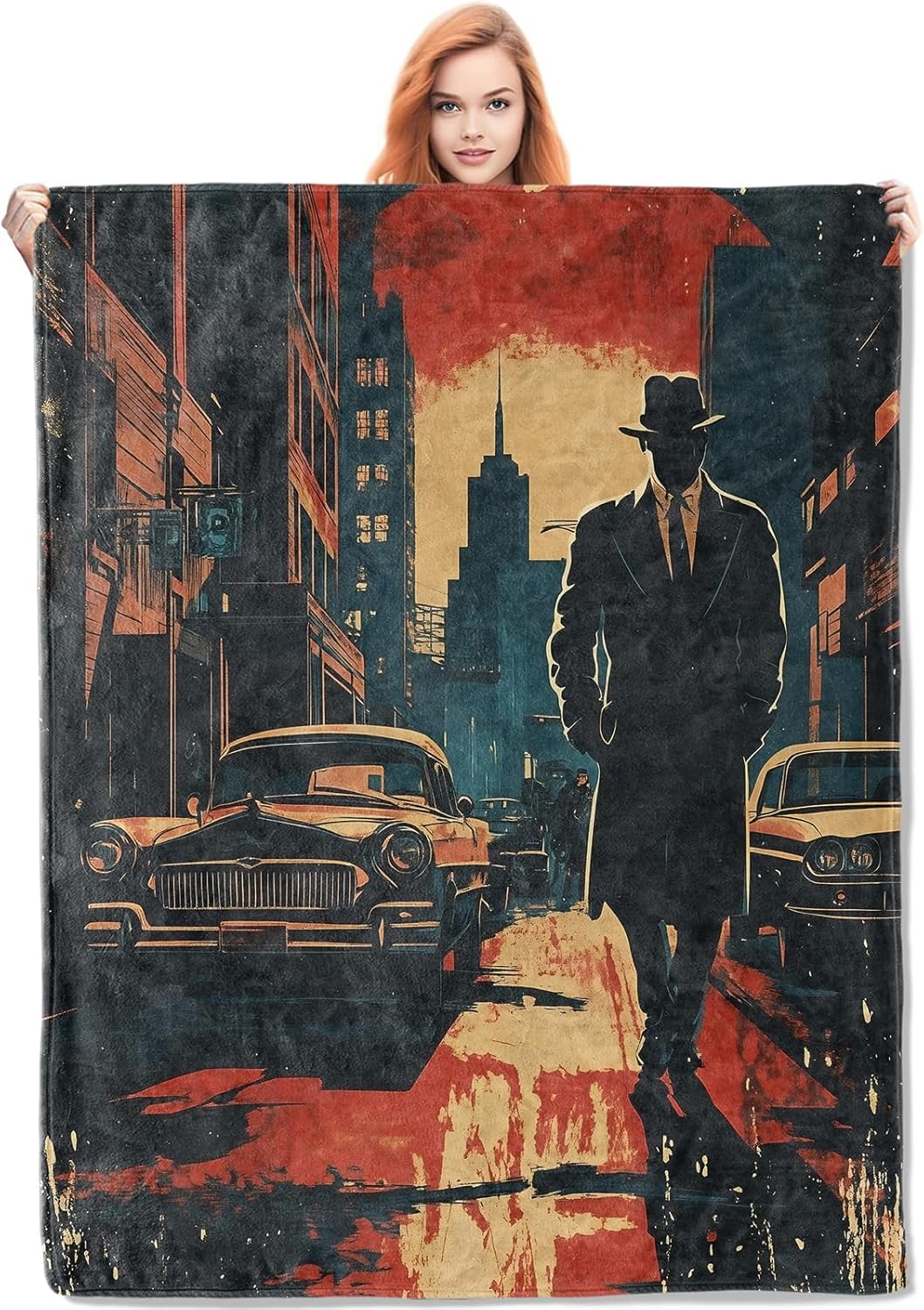 Noir Detective Blanket Gifts f - Home Textiles & Decorations review and price