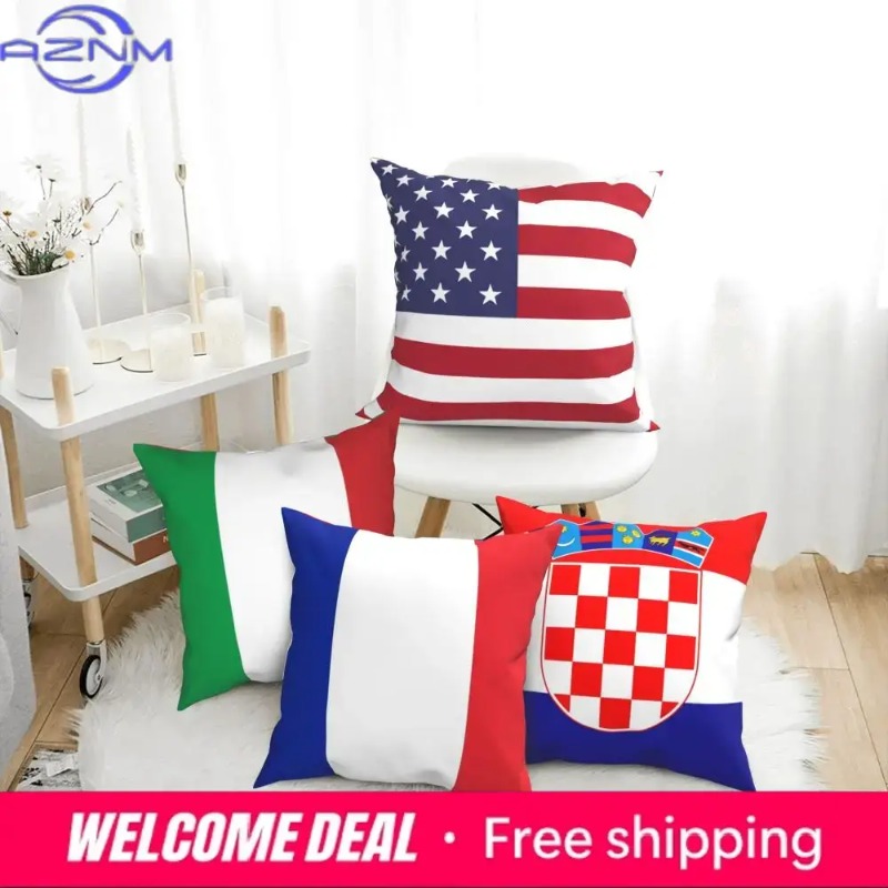 USA Australia Flag Print Cushi - Home Textiles Australia review and price