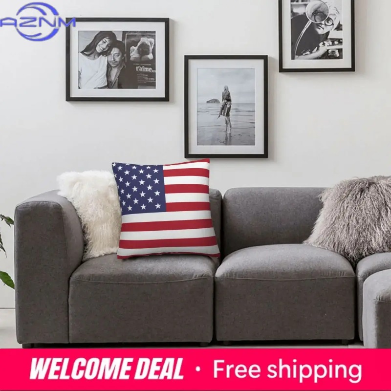 USA Australia Flag Print Cushi - Home Textiles Australia review and price