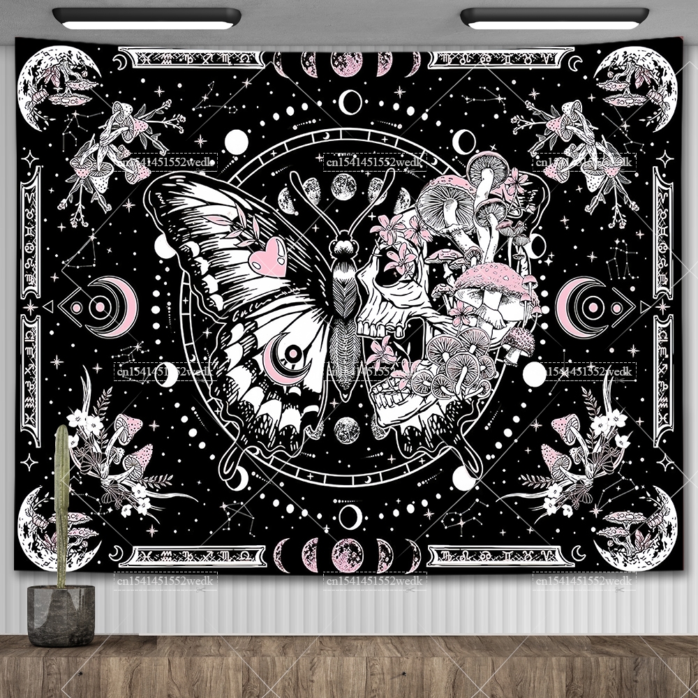 Skeleton Butterfly Tapestry Bl - Linum Home Textiles review and price