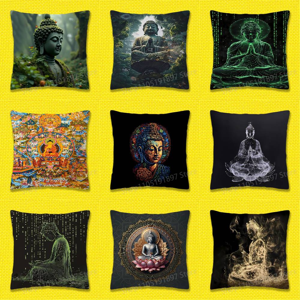 India Buddha Buddhism Throw Pi - Home Textiles India review and price